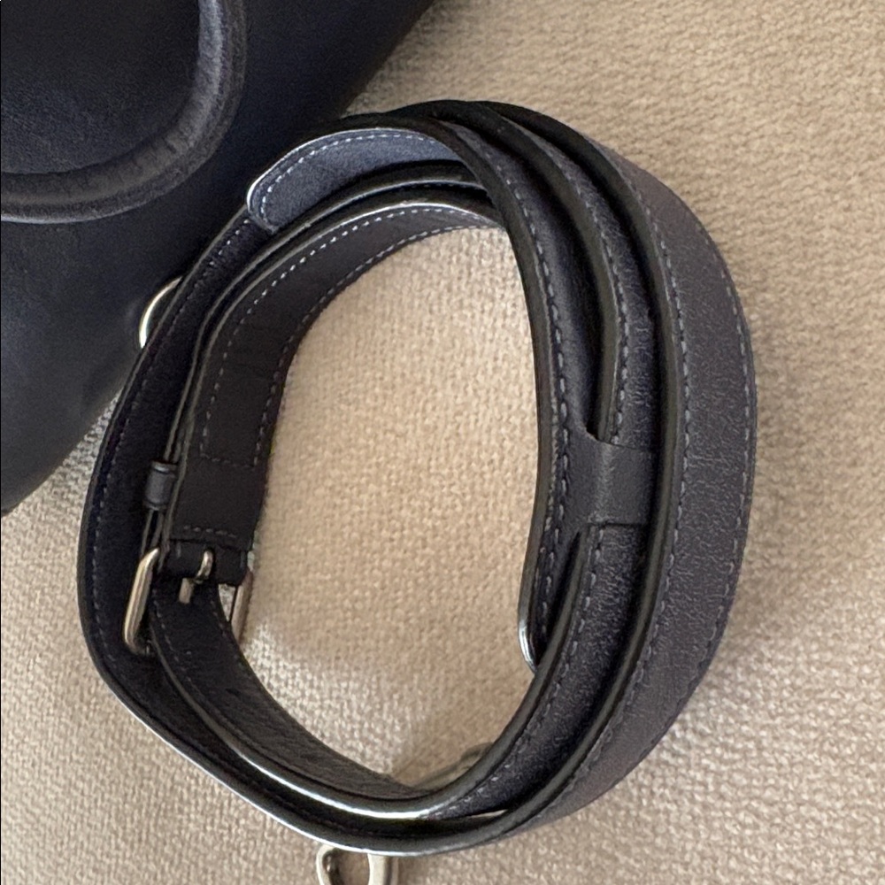 Coach Ace Satchel Navy Glovetanned Leather - Picture 9 of 13